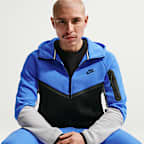 Chamarra Windrunner de tejido Fleece de cierre completo para hombre Nike Tech