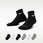 Calcetines de 1/4 para preescolar (6 pares) Nike Dri-FIT Performance Basics