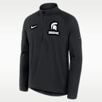 Michigan State 2026 Military Appreciation Stride Men's Nike Dri-FIT College 1/2-Zip Long-Sleeve Top