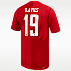 Alphonso Davies Canada Soccer 2026 Match Home Men's Nike Dri-FIT ADV Soccer Jersey