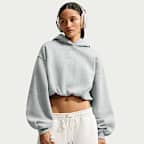 Nike Studio Fleece Medium Weight Women's Oversized Cropped Hoodie
