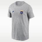 Kansas City Royals Cooperstown 2-Hit Large Logo Men's Nike MLB T-Shirt