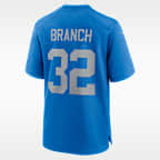 Brian Branch Detroit Lions Men's Nike NFL Game Football Jersey