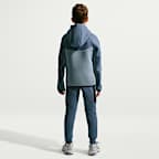 Nike Sportswear Tech Fleece Tam Boy Fermuarlı Genç Çocuk Kapüşonlu Üst