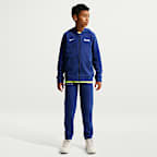 Atlético Madrid Club Older Kids' (Boys') Nike Football Full-Zip French Terry Hoodie