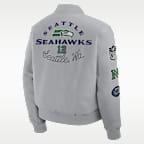 Seattle Seahawks Rivalries Collection Men's Nike NFL Full-Snap Varsity Jacket