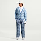 Nike Tartan Men's Loose Golf Cardigan