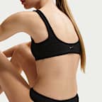 Parte inferior del bikini tipo hipster con textura Shoreline para mujer Nike Swim