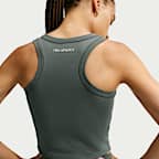 Nike One Fitted Women's Dri-FIT Cropped Tank Top
