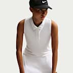 Nike Victory Dri-FIT ärmelloses Poloshirt (Damen)