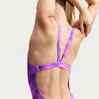 Traje de baño de una pieza con diseño Fastback para mujer Nike Swim HydraStrong