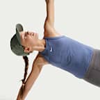 Camiseta de tirantes de cuello alto para niña Nike