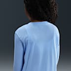 Playera de manga larga para niños grandes Nike Sportswear