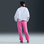 Pants de entrenamiento oversized de tiro alto para mujer Nike Sportswear Phoenix Fleece