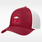Gorra de rejilla universitaria Nike ajustable para hombre Arkansas Sideline Rope