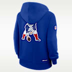 New England Patriots Sideline Standard Issue Alt Women's Nike Dri-FIT NFL Pullover Hoodie