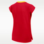 Kansas City Chiefs Forward Progress Women's Nike Dri-FIT NFL Mid-Sleeve T-Shirt