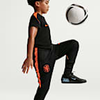 Países Bajos Strike Pantalón de fútbol de tejido Knit Nike Dri-FIT - Niño/a