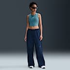 Nike Sportswear Chill Knit Women's Tight Cropped Mini-Rib Tank Top