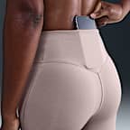 Leggings de cintura alta sin costura delantera de 7/8 para mujer Nike Universa