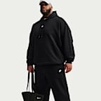 Nike Sportswear Club túlméretezett, francia frottír, kapucnis, belebújós férfipulóver