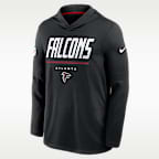Atlanta Falcons Sideline Men's Nike Dri-FIT NFL Long-Sleeve Hooded Top