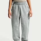 Pants holgados para niños talla grande Nike Sportswear Club Fleece