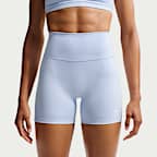 Nike One sykkelshorts med høyt liv til dame (13 cm)