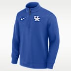 Kentucky Coaches Men's Nike Dri-FIT College Long-Sleeve 1/2-Zip Top