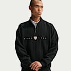 나이키 페어웨이 프레쉬 남성 써마 핏 오버사이즈 하프집 골프 탑