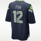 12 Fan Seattle Seahawks Men's Nike NFL Game Jersey