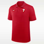 Philadelphia Phillies Authentic Collection Striped Victory Men's Nike Dri-FIT MLB Polo