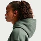 Sudadera con gorro sin cierre oversized para niña Nike Sportswear Studio Fleece
