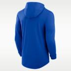 Playera con gorro de manga larga universitaria Nike Dri-FIT para hombre Kentucky Primetime Pattern