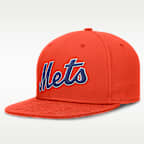 Gorra Nike Dri-FIT de la MLB ajustada para hombre New York Mets True