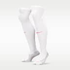 Segunda equipación Strike Inglaterra Medias de fútbol hasta la rodilla Nike Dri-FIT