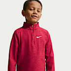 Conjunto de 2 piezas con cierre de 1/4 para niños talla pequeña Sunset Nike