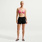 Shorts para salida de alberca texturizados de felpa para mujer Nike Swim Breaker