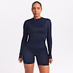 NikeSKIMS Shine Women's Long-Sleeve Crew-Neck Top