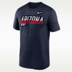 Playera universitaria Nike Dri-FIT para hombre Arizona Sideline Legend