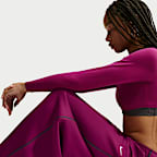Pants deportivos de tiro medio y pierna amplia para mujer Nike Sportswear