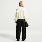Nike Studio Fleece Medium Weight Women's Oversized Cropped Crew