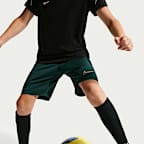 Shorts de fútbol de tejido Knit Dri-FIT para niños talla grande Nike Academy