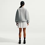 Oversize-tröja med rund hals Nike Studio Fleece Medium Weight för kvinnor