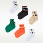 Calcetines Nike para niños Fore the Win Welt Art (6 pares)