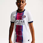 Paris Saint-Germain 2026/27 Stadium Uit Nike Dri-FIT replicavoetbalshirt voor kids