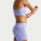 Nike Pro Mallas cortas de talle medio de 8 cm - Mujer