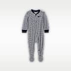 Nike Baby Striped Footed Coverall
