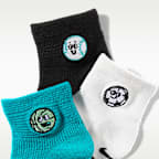 Calcetines de agarre multideportes de diseño tipo waffle para bebé Nike