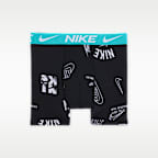 Ropa interior estampada para niños talla grande (paquete de 3) Nike Dri-FIT Essentials
